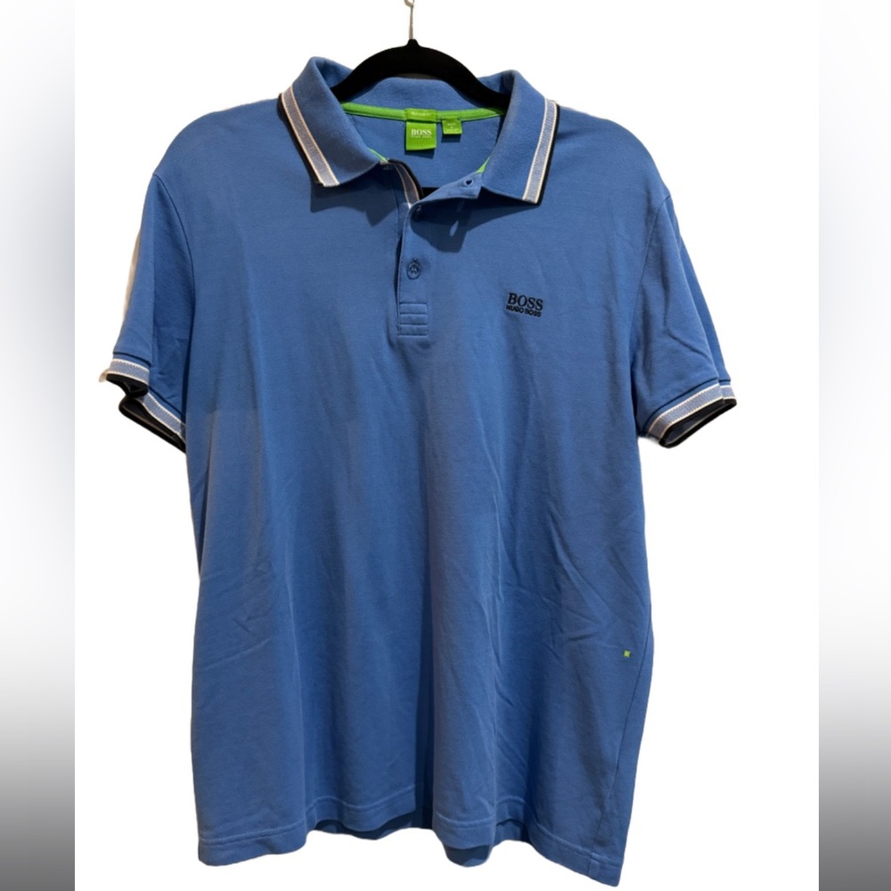 Hugo Boss pique polo shirt, standard fit. Size Large.